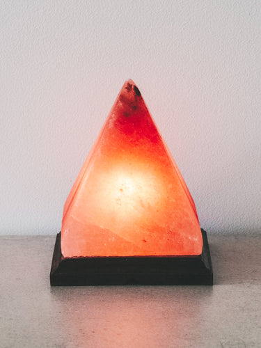 Himalayan Salt Lamp - Pyramid Shaped