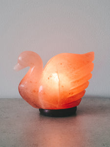 Himalayan Salt Lamp - Swan Shaped