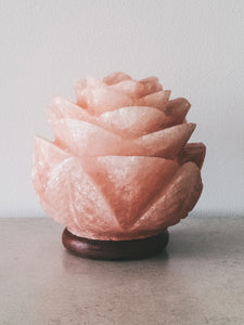 Himalayan Salt Lamp - Flower Shaped